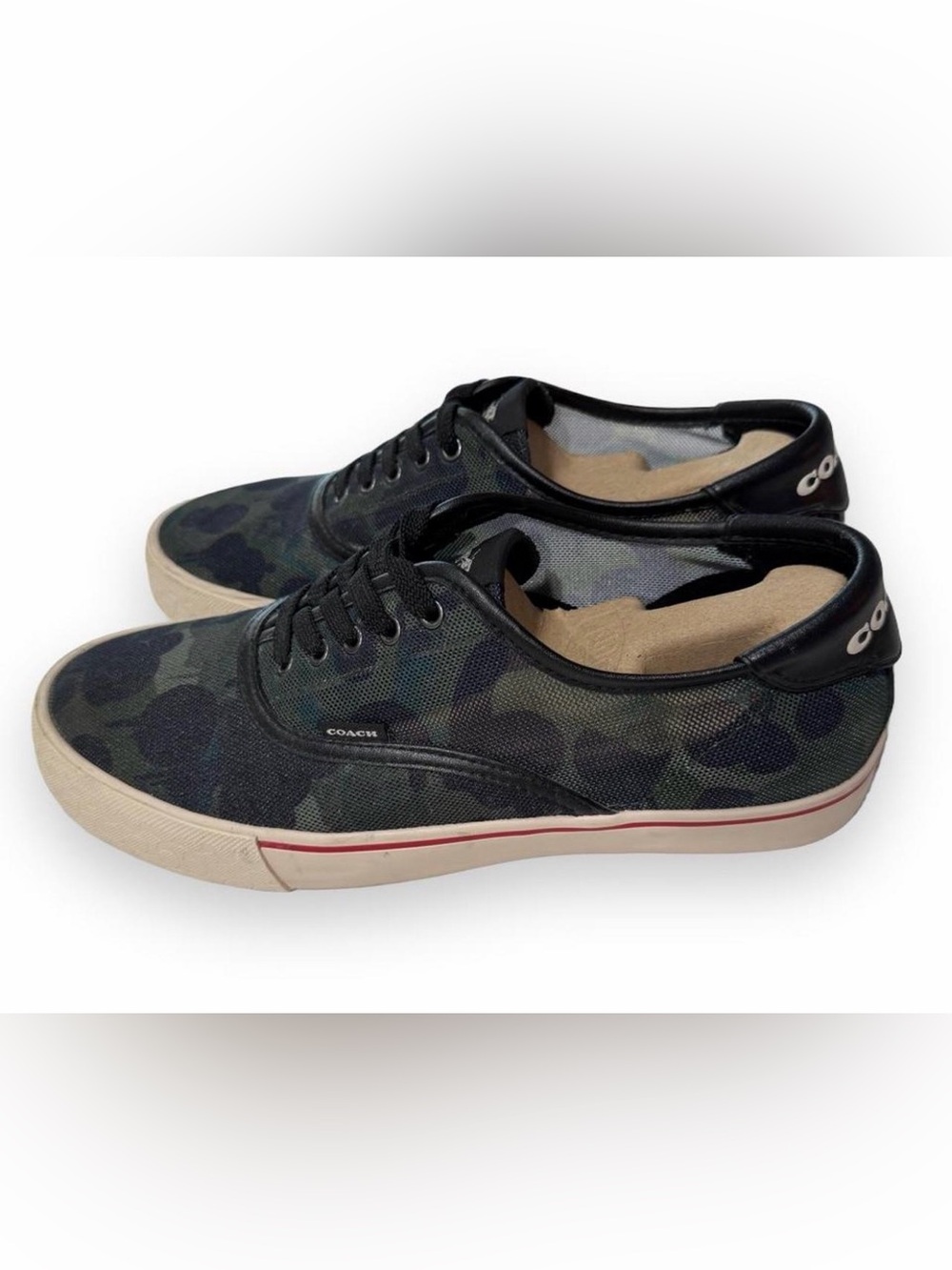 COACH A22113 Camo Sneakers US 10 D - Picture 3 of 8